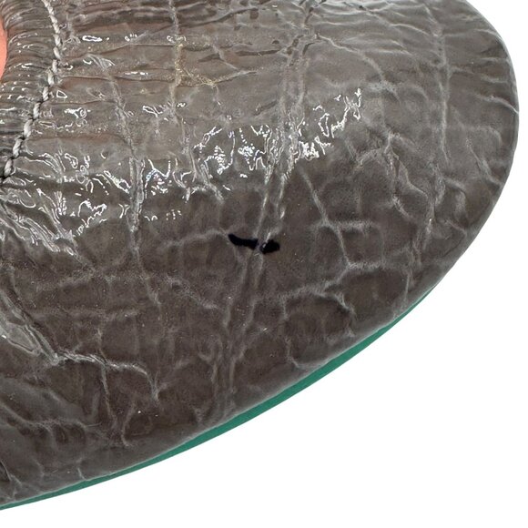 Tieks By Gavrieli Grey Croc Print Ballet Flats Womens Size 8 Leather Comfort - Picture 7 of 11